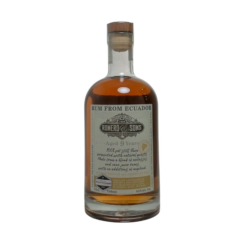 ROMERO & SONS 9 YEAR OLD RUM